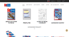 Desktop Screenshot of eshop.rcrevue.cz